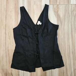 a new day Black Sleeveless Top